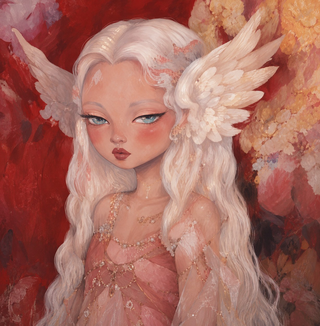 Example commissioned painting by Peaches Venus